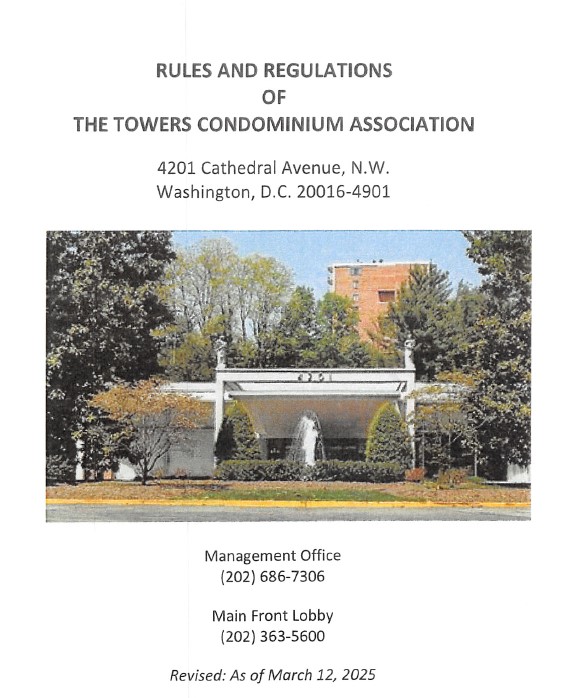the-towers-condo-dc-rules-regulations